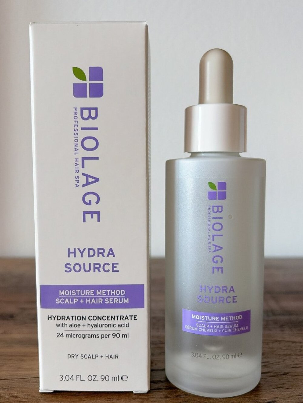 Biolage Hydra Source Moisture Method Scalp & Hair Serum 3.04 oz - NEW in box